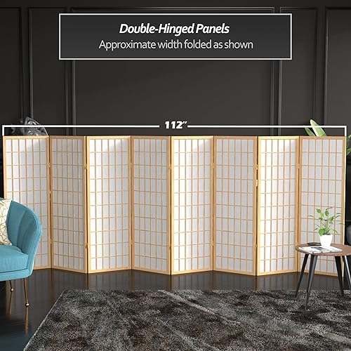 Miniatura 117 de Pantalla Shoji para ventana corta de 4 pies - Natural - 6 paneles Natural,Negro -,Rosewood,Nuez,Miel,Blanco,https://www.amazon.com/dp/undefined