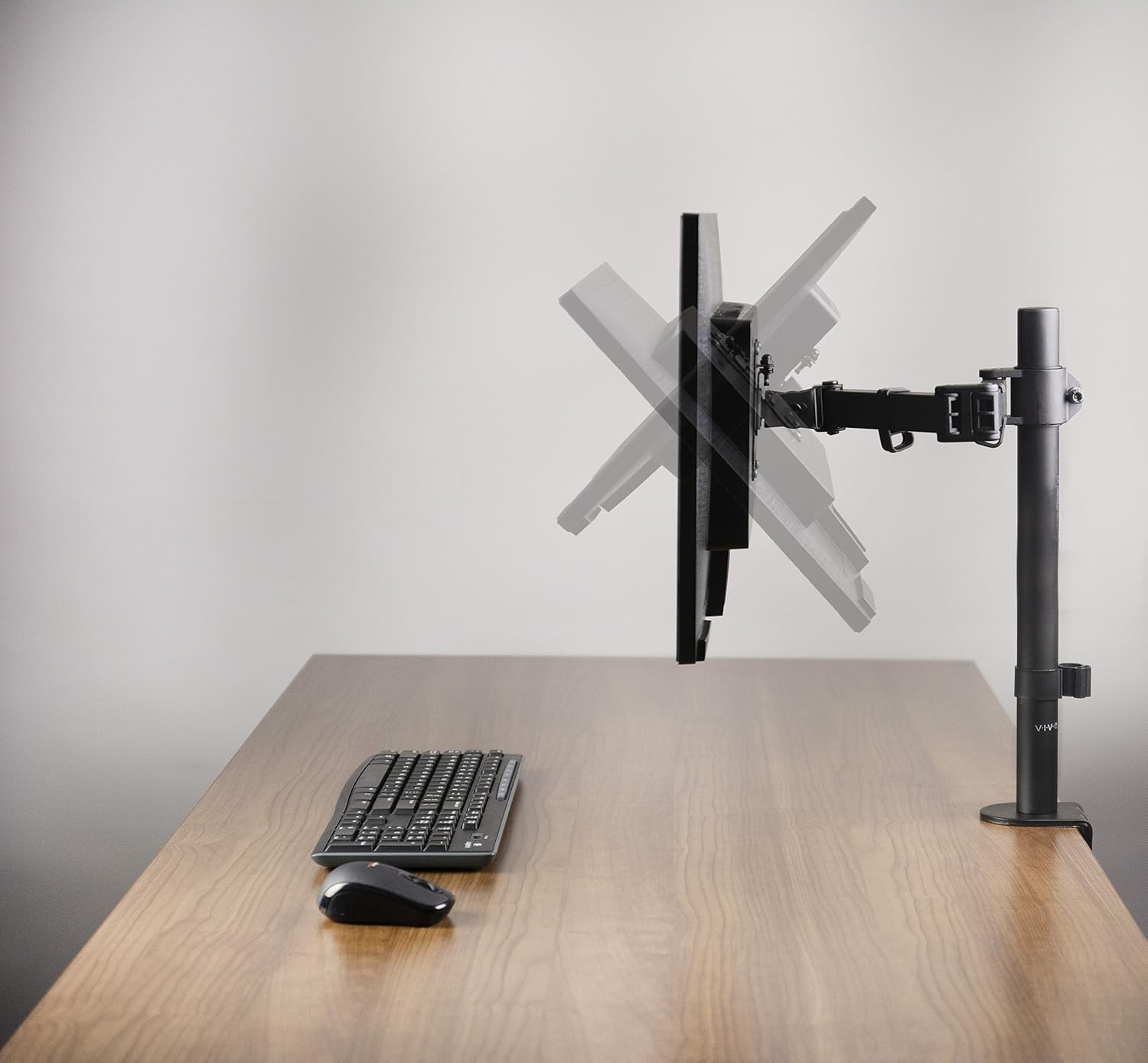 🛒 Flаѕh Sаlе VIVO Full Motion Single VESA Monitor Desk Mount Stand with Double Center Arm Joint, for up to 32 inch Screen, STAND-V101D