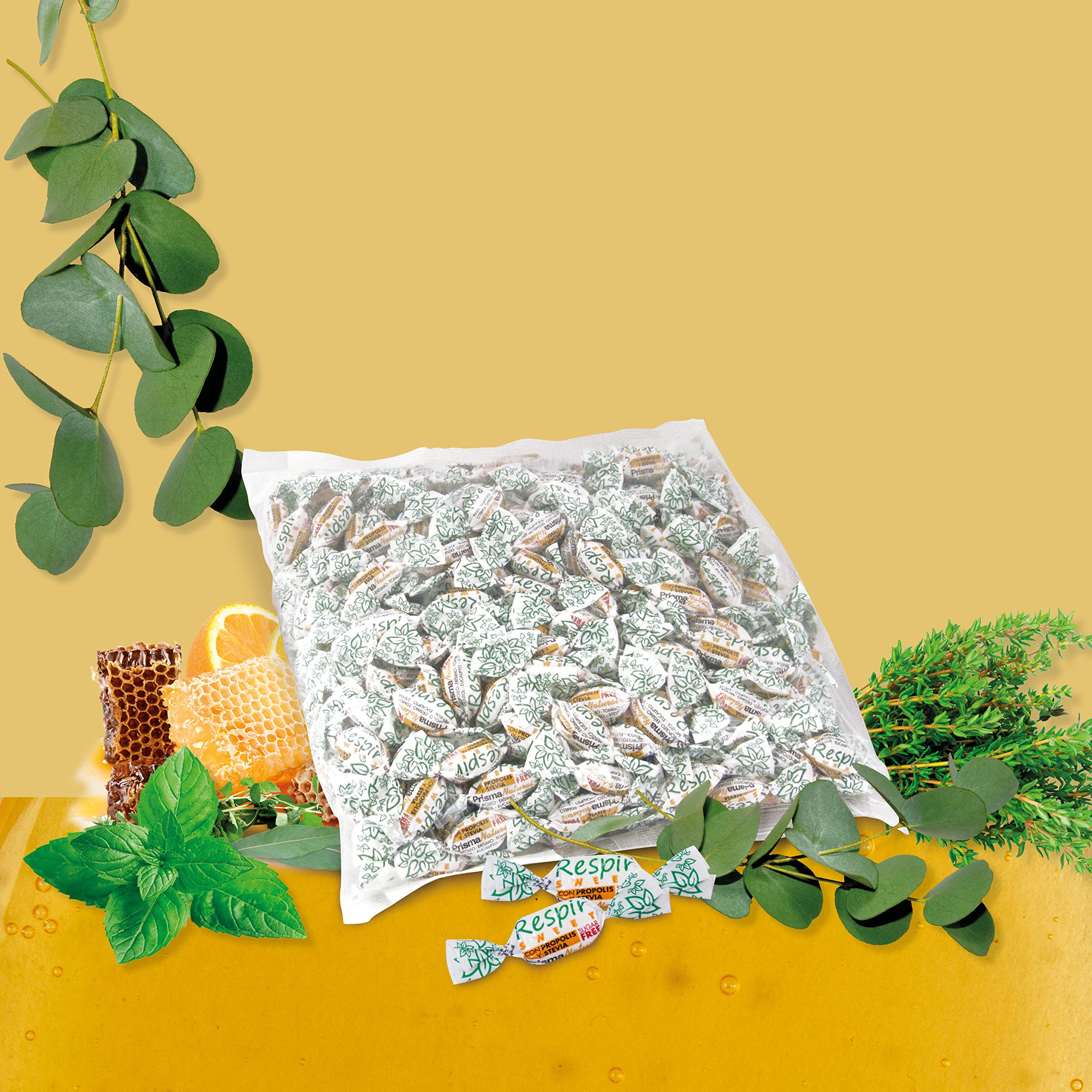 Respir Sweets Bolsa De 1 Kg De Caramelos Envase De 1 Kg 1100 g