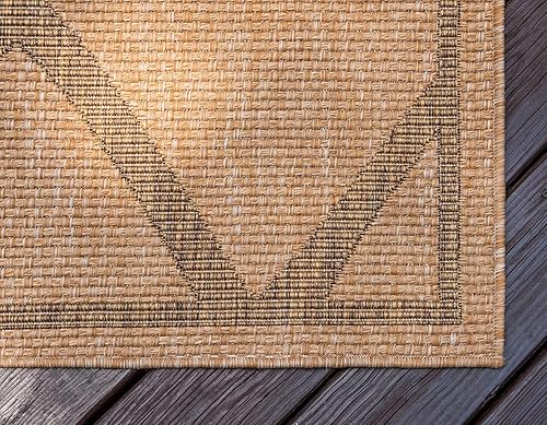 Miniatura 8 de Unique Loom Alfombra Colección enrejado Marroquí Celosía Transicional Interior y Exterior, Polipropileno