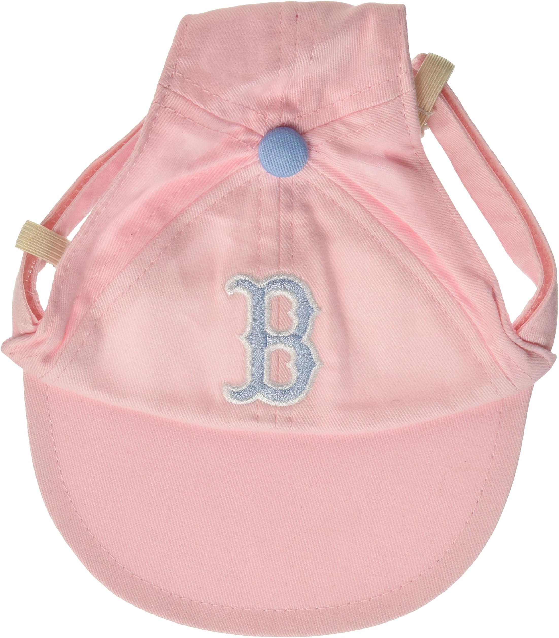 MLB Boston Red Sox Pink Dog Cap, Large