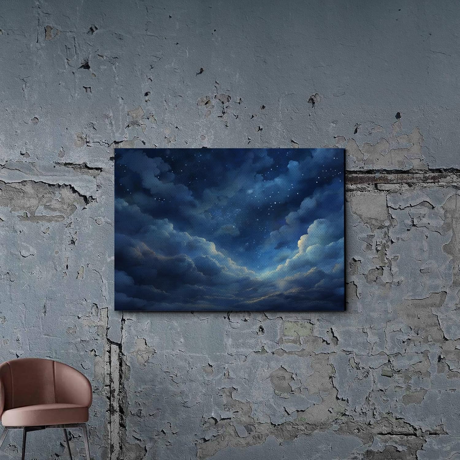 Canvas Print Cloud print abstract art Modern art Cloud art Abstract home decor Landscape Print Contemporary art trending art Canvas Prints, Wall image 3