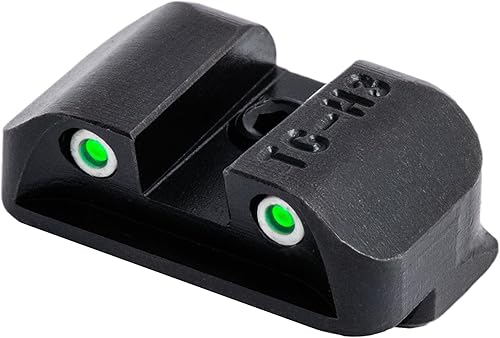Miniatura 4 de TRUGLO Tritium - Mira nocturna que brilla en la oscuridad para pistolas Glock, Glock 17, 17L, 19, 22, 23, 24 y más y herramienta Real Avid 2 en 1,