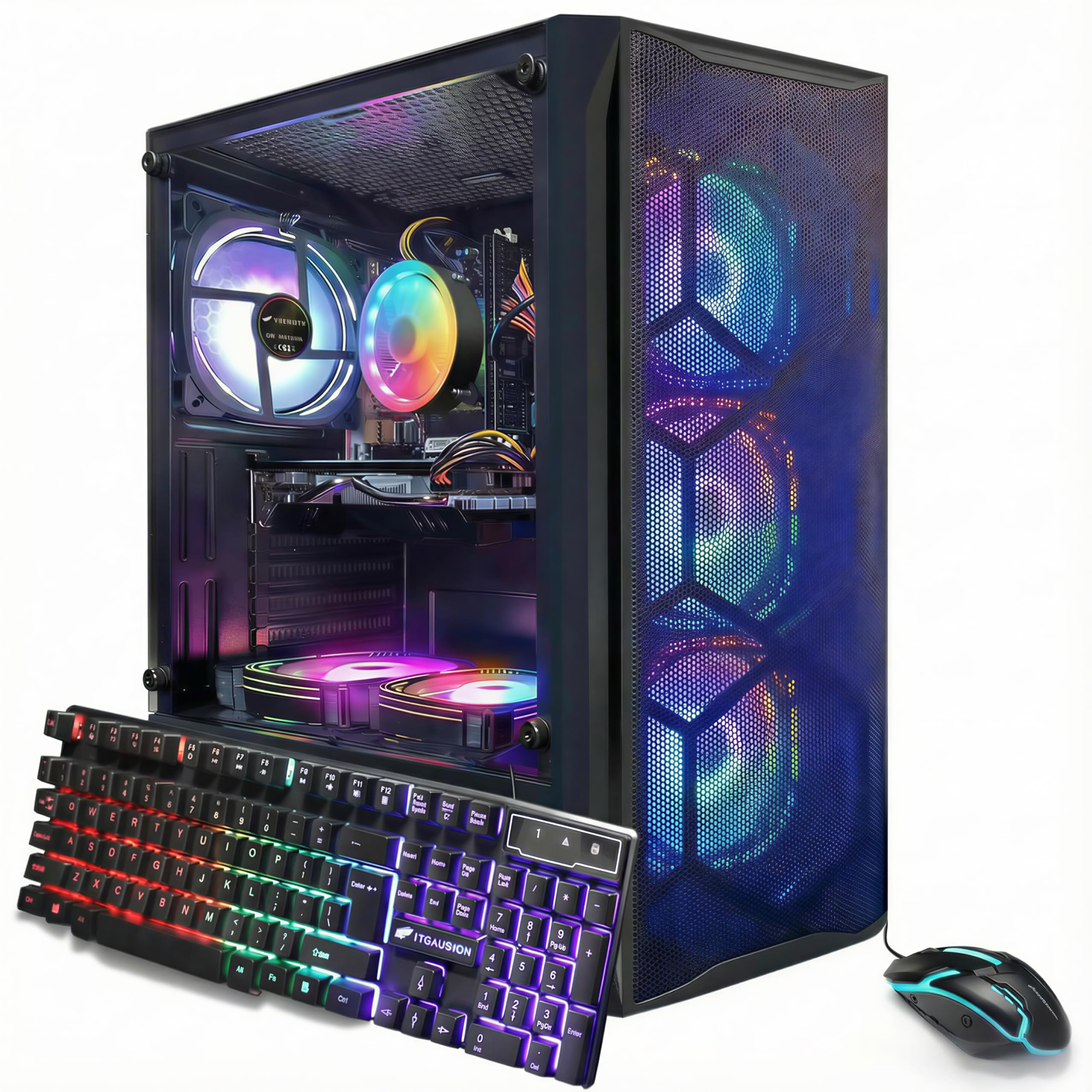 ゲーミングPC/Windows10/RX5700XT/SSD500GB/HDD3TB Amazon.com: STGAubron Gaming Desktop PC, Radeon RX 5700 8G, Intel