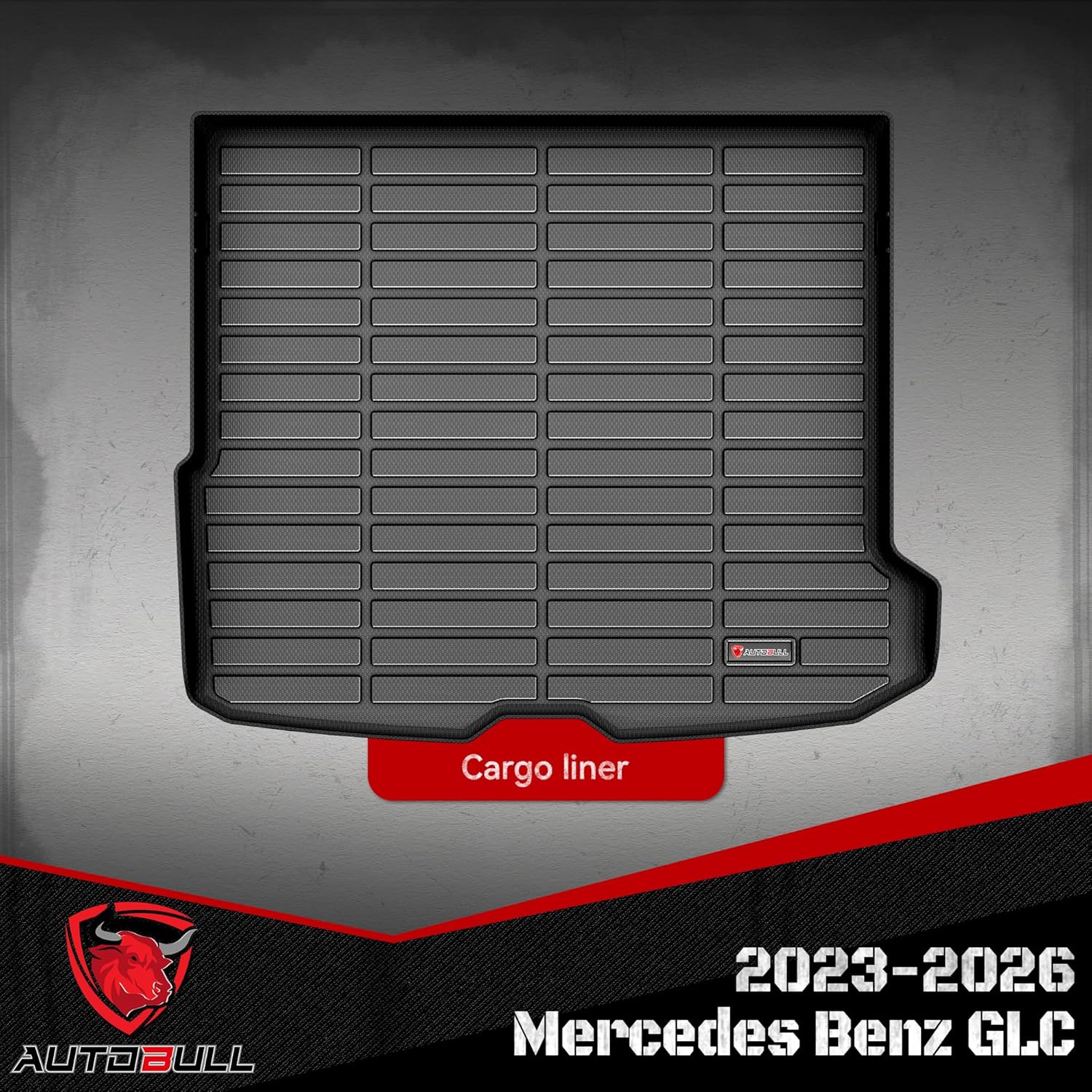 cargo liner compatible with 2023 2024 2025 2026 mercedes benz glc cargo mat?all weather protection trunk liner rear trunk mat?black 23)mercedes benz glc 2023 2024