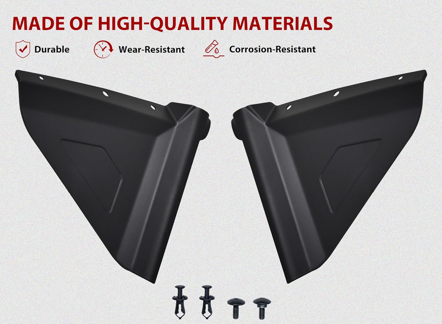 Rear Mud Flaps Mud Guards Extension for Yamaha YXZ 1000R/SE/SS/SS SE/SS XTR 2019-2025 Accessories, Extended Fender Flares for YXZ 1000R