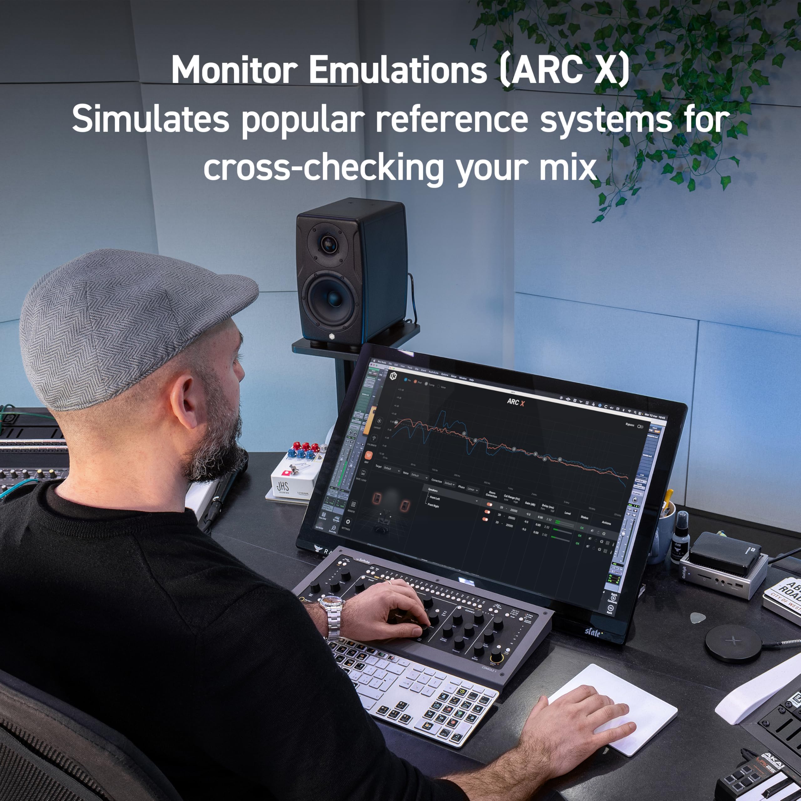 IK Multimedia ARC Studio. Standalone advanced room correction system. Includes hardware processor unit, ARC 4 software and measurement mic