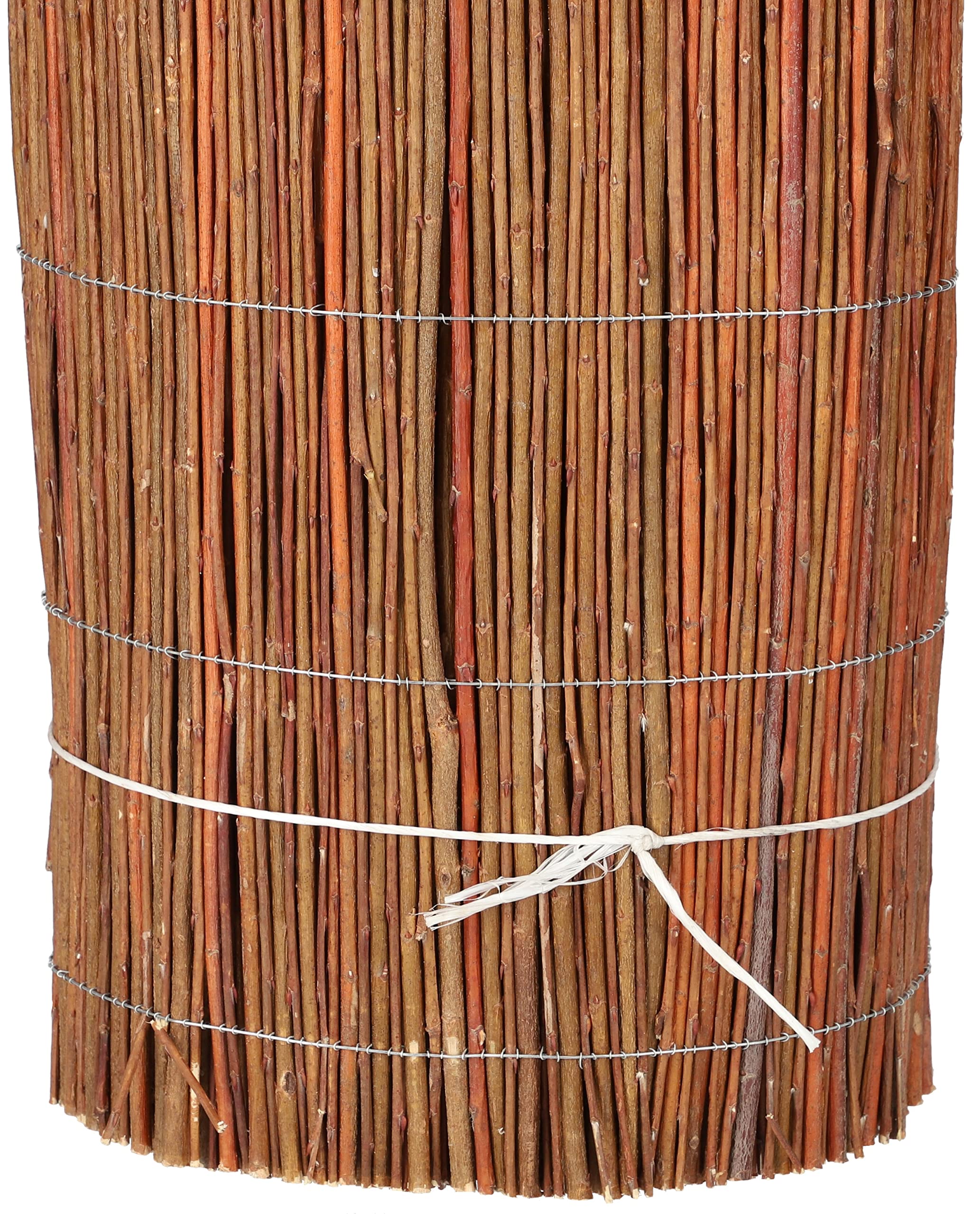 KOTARBAU® Malla de ocultación, 110 x 500 cm, Rollo de 5 Metros, Valla de Mimbre, Cerca, Malla para ocultación y decoración de ambientes, Cañizo, Privacidad, Jardín, Balcón, Terraza, Bridas Incluidas