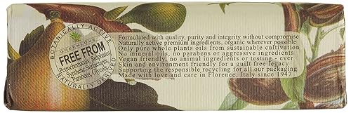 Miniatura 3 de Saponeria Nesti Firenze "Jabón calmante Fico e Latte di Mandorla con ingrediente activo, línea Il Frutteto * Paquetes de 8.8 onzas (8.82 oz)