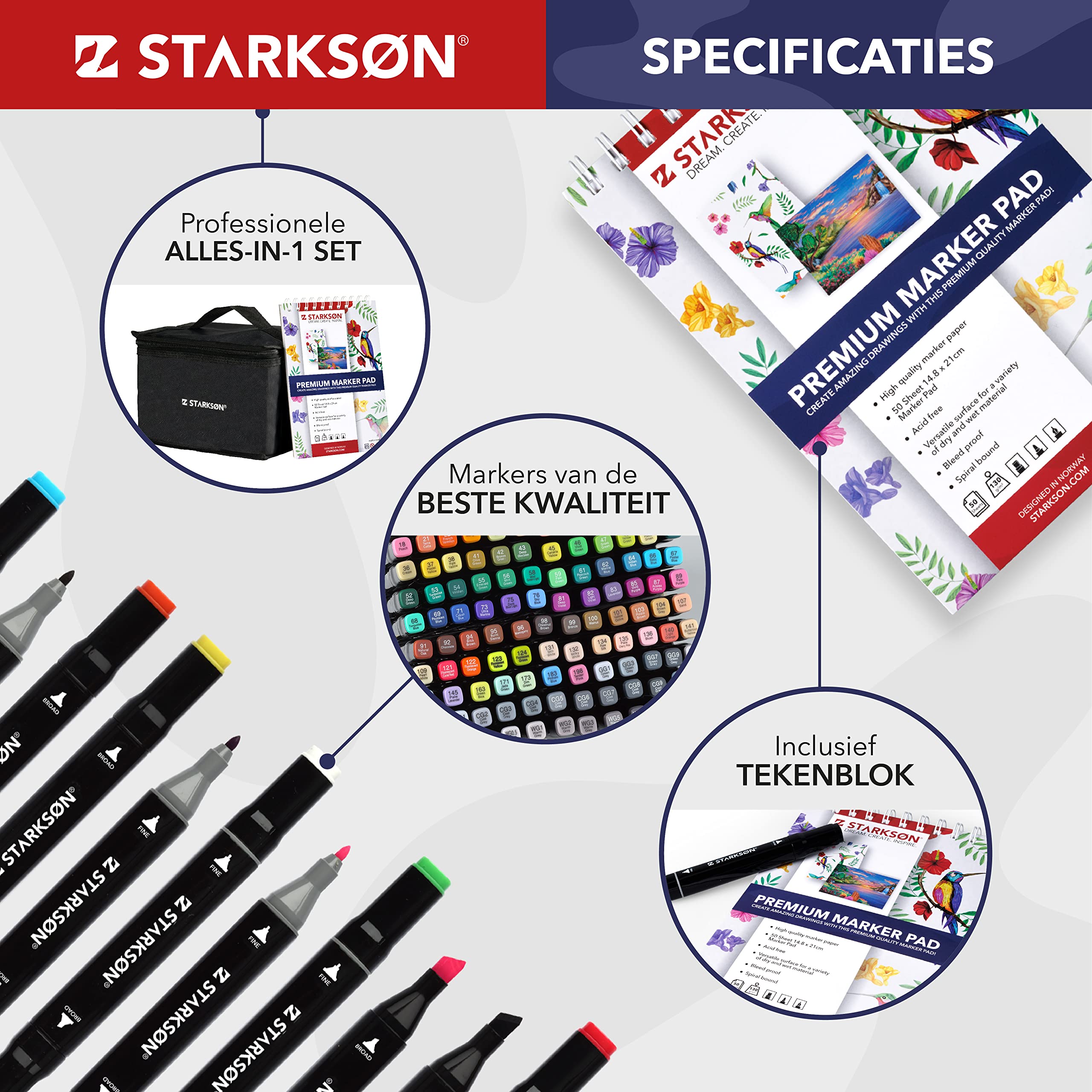 Shuttle Art Marcadores De Alcohol Pastel, Punta De Pincel, Pincel De Doble Punta Y Juego De Marcadores Artisticos De Punta Fina 50 Colores Mas 1