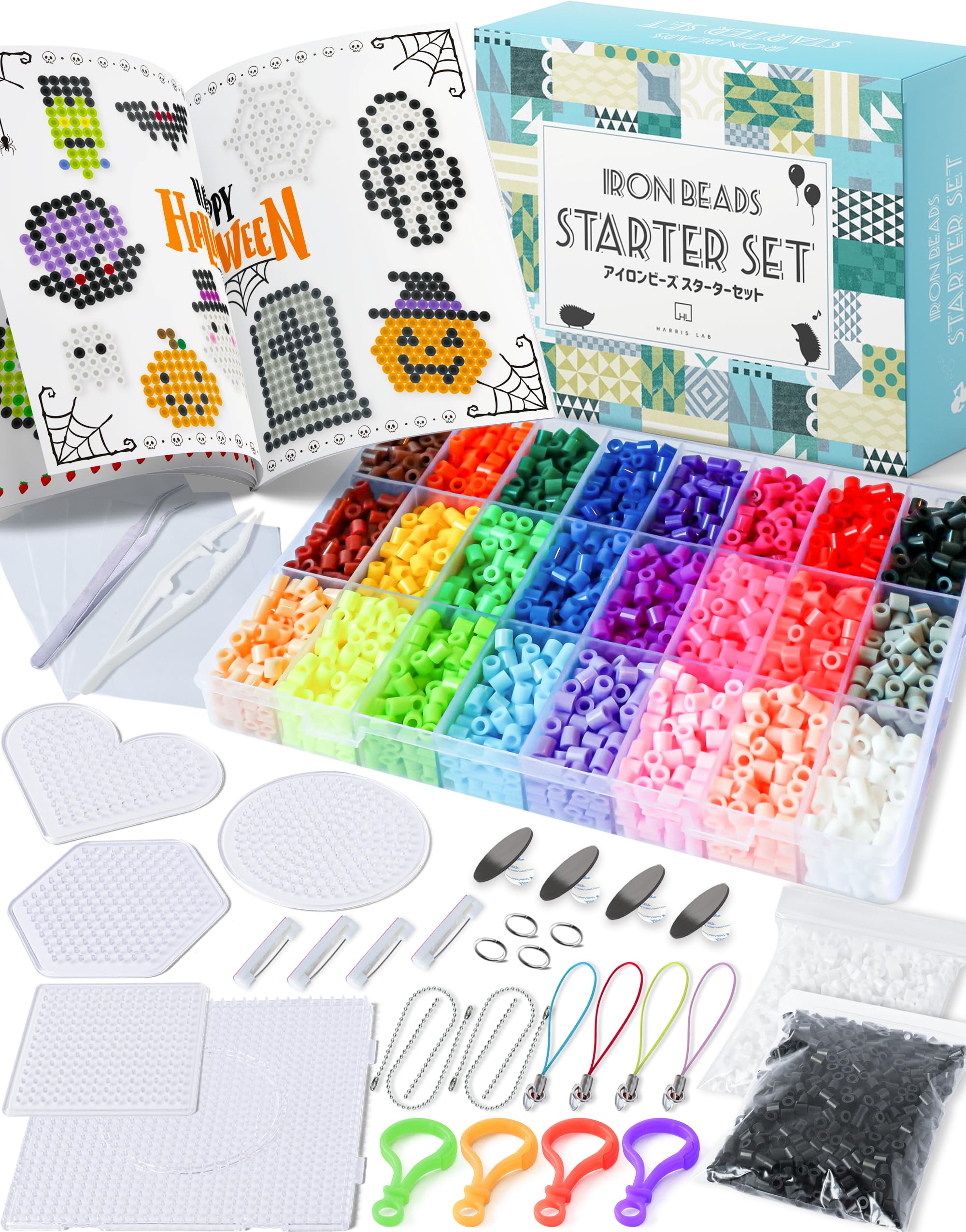 アイロンビーズセット NicoRate アイロンビーズセット DXスターターキット 24色/48色