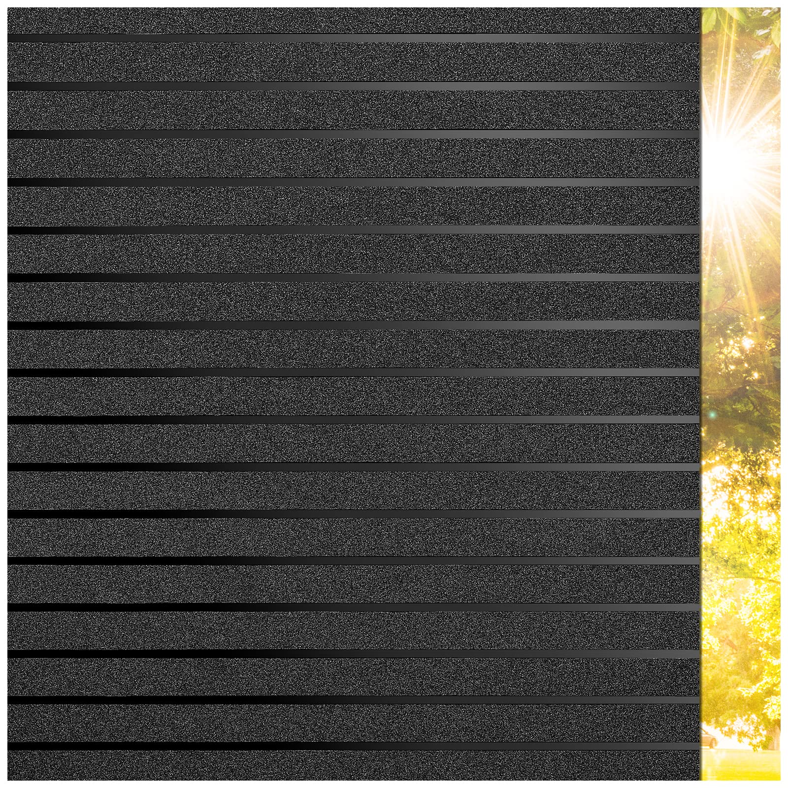 Viseeko Window Tinting Film for Home Total Blackout 100% Light Blocking UV Blocking Window Darkening Film for Bedroom Glass Home Office Static Cling Non-Adhesive