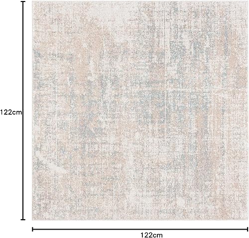 Miniatura 212 de SAFAVIEH Adirondack Collection Tapete de área XL, 12 x 15 pies, color crema y dorado, diseño abstracto moderno, no desprende pelusa y de fácil