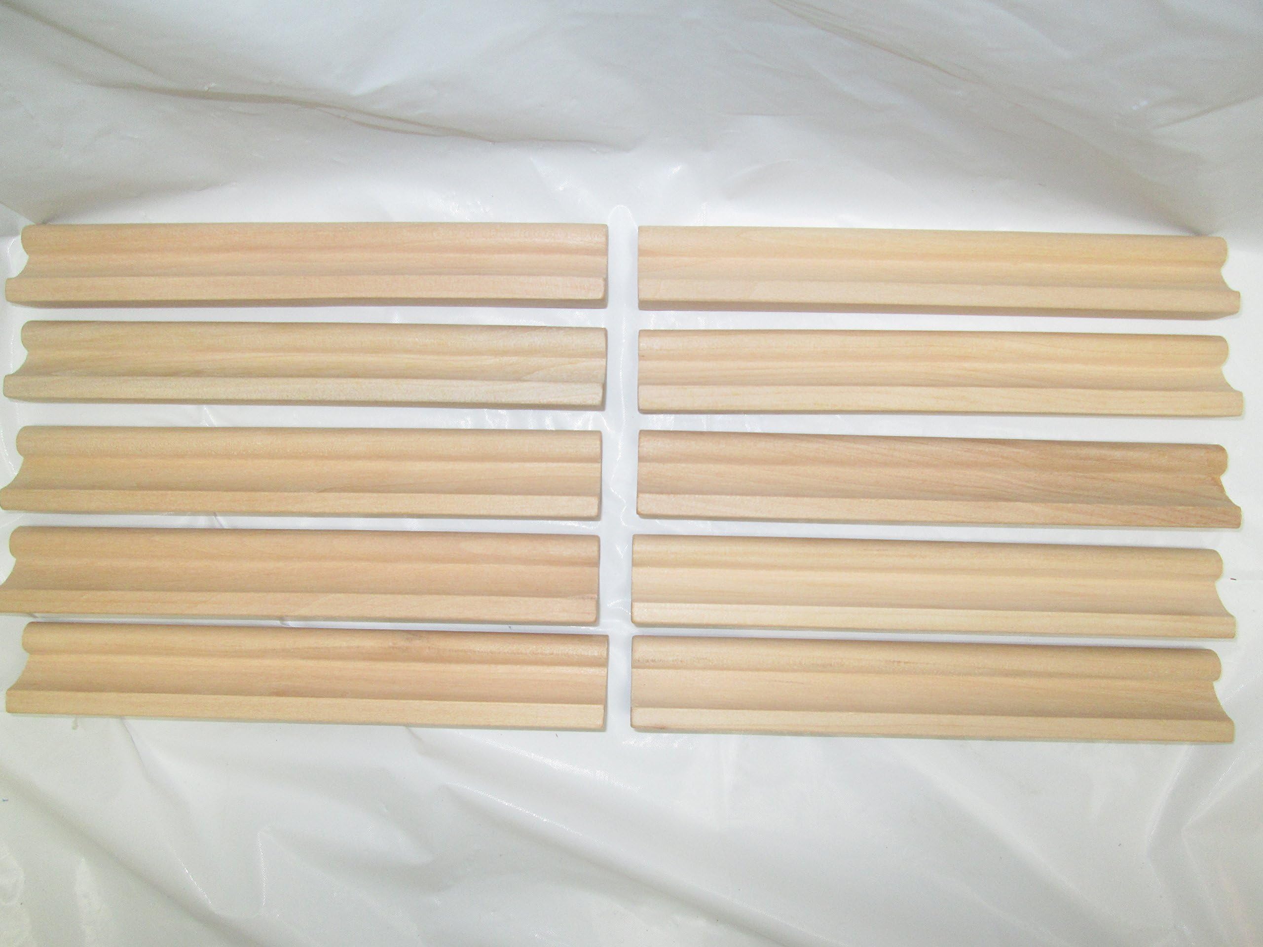 Scrabble Racks Wooden Holder Scrabble Tiles / Mah Jong Set of 10