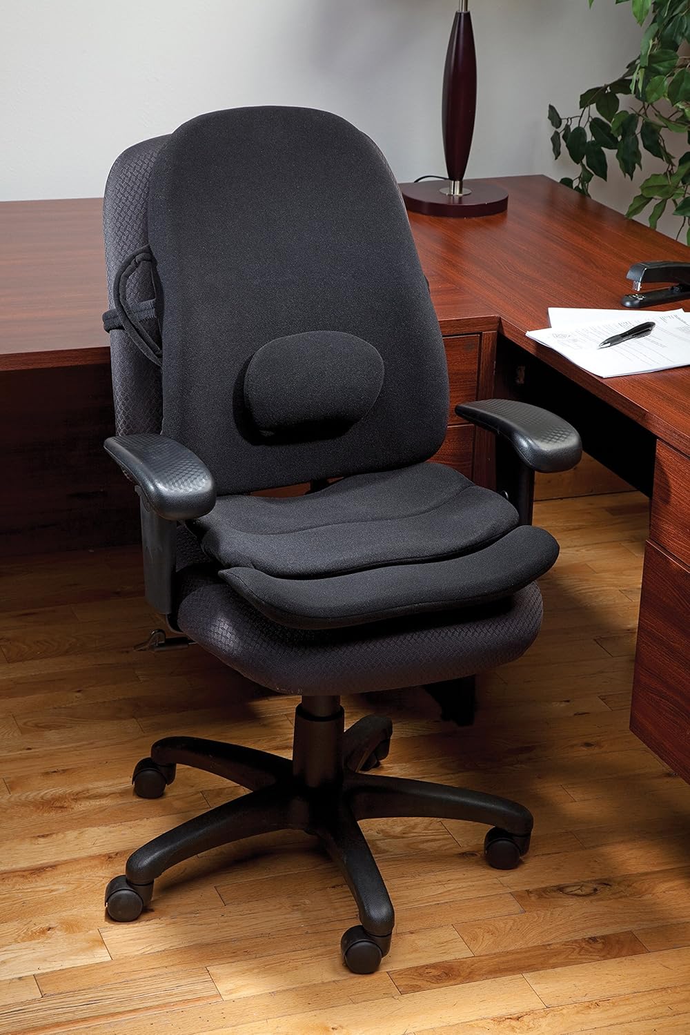 ObusForme Ergonomic Seat Cushion|Contoured Design Supports Pelvis and Thigh Alignment, Distributes Body Weight to Relieve Pressure Points|Foam Cushion Offers Superior Comfort (Bagged) : Office Products