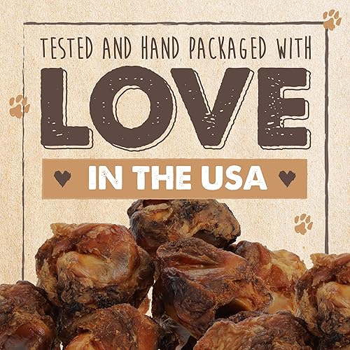 Miniatura 8 de Mighty Paw Naturals - Rodilleras de vaca para perros  Rodilleras de carne 100% natural para perros, huesos de carne de res para perros, rodillas