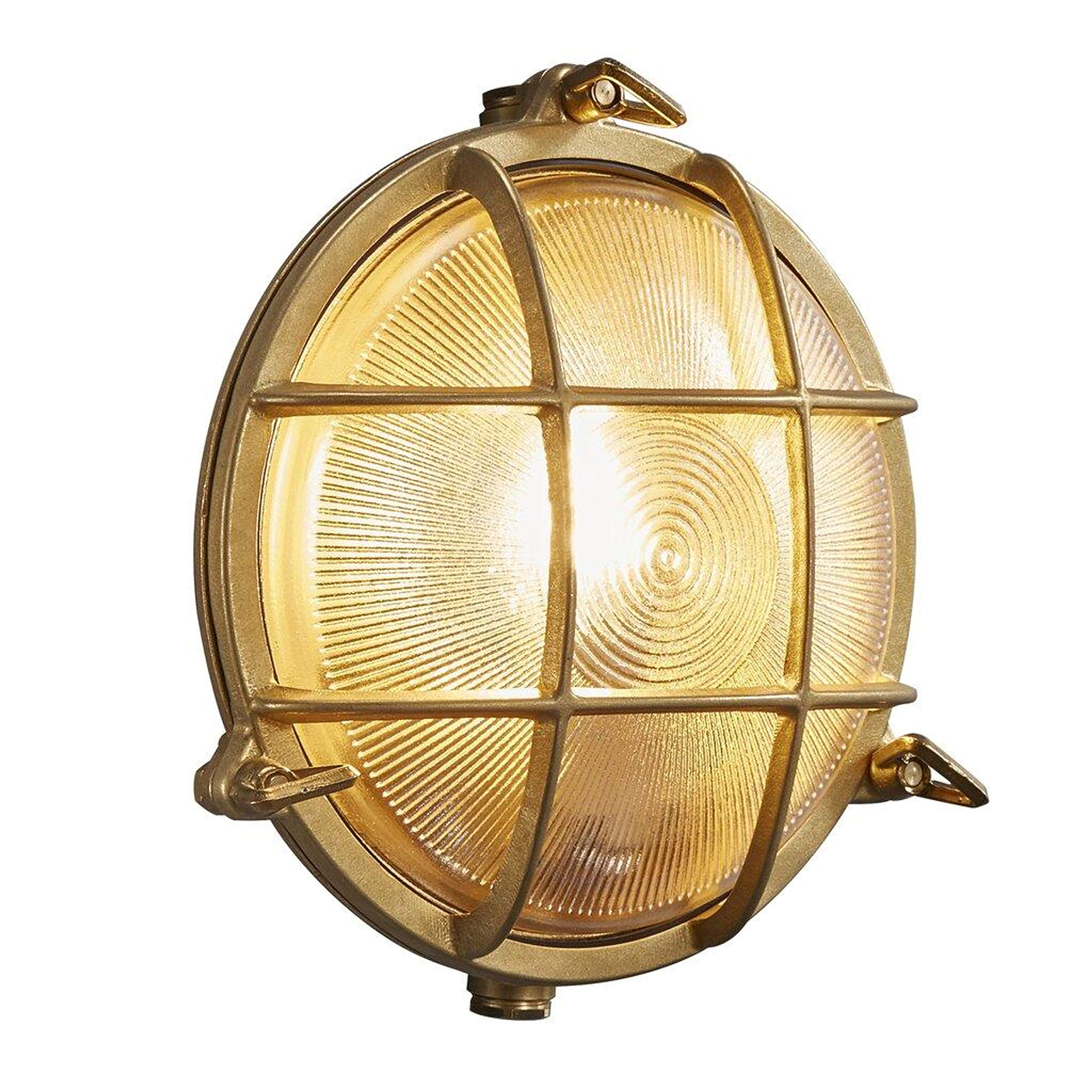 Wall Light Brass Rock/Polperro IP64 Nordlux 49021035 DL10BBR