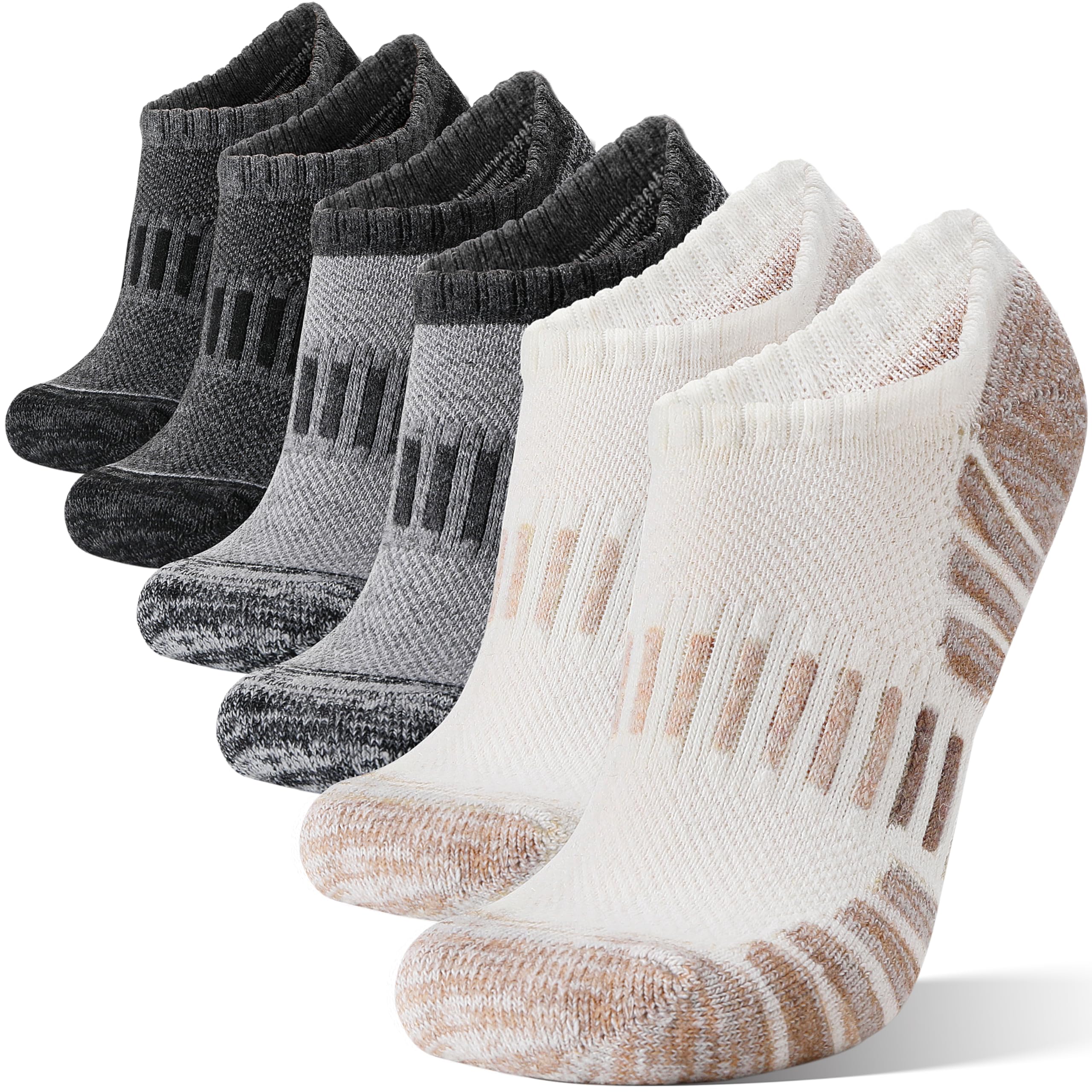 Merino Wool Ankle Athletic No Show Socks