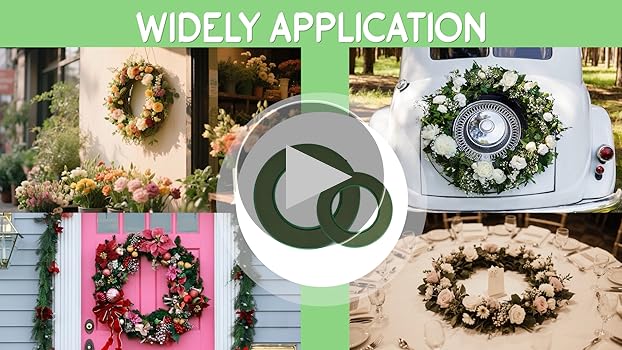 Amazon.com: DOITOOL Floral Foam Ring 11.8 inch Flower Foam Wreath