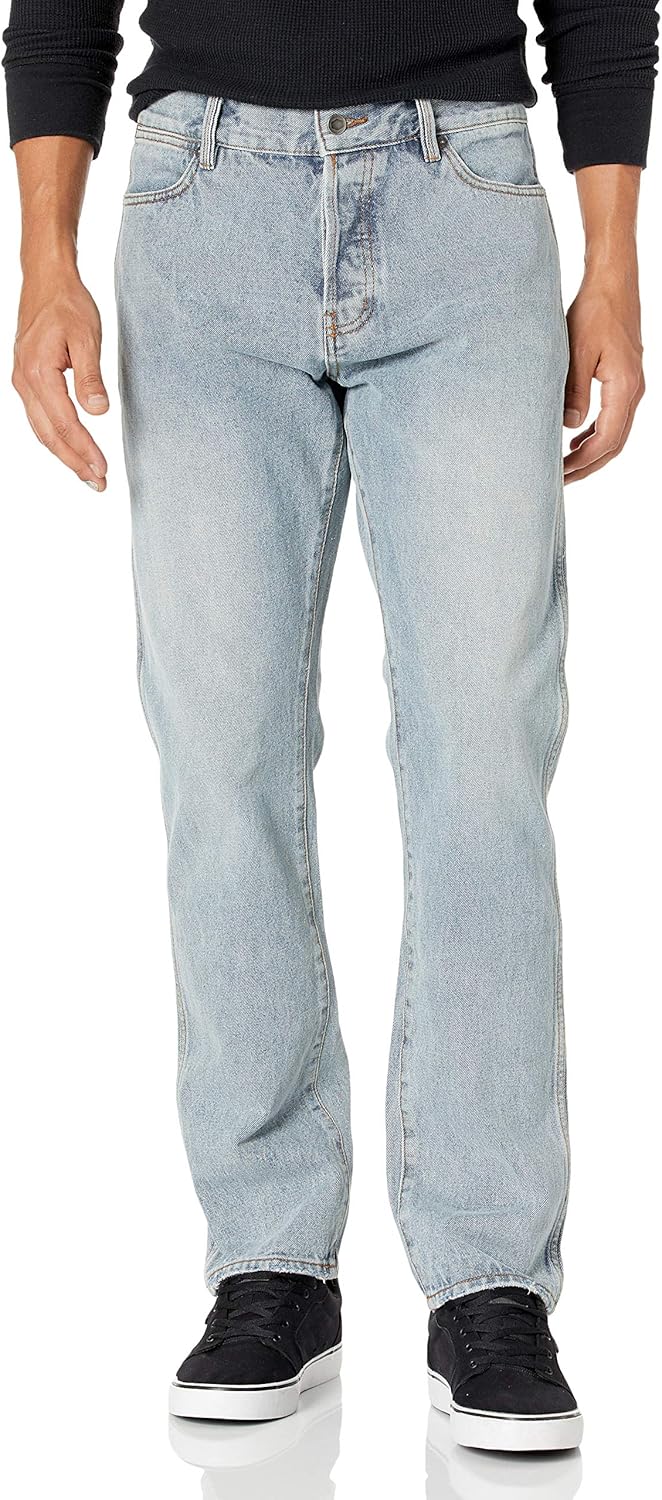 RVCA Men's Weekend Straight Fit Denim Jean