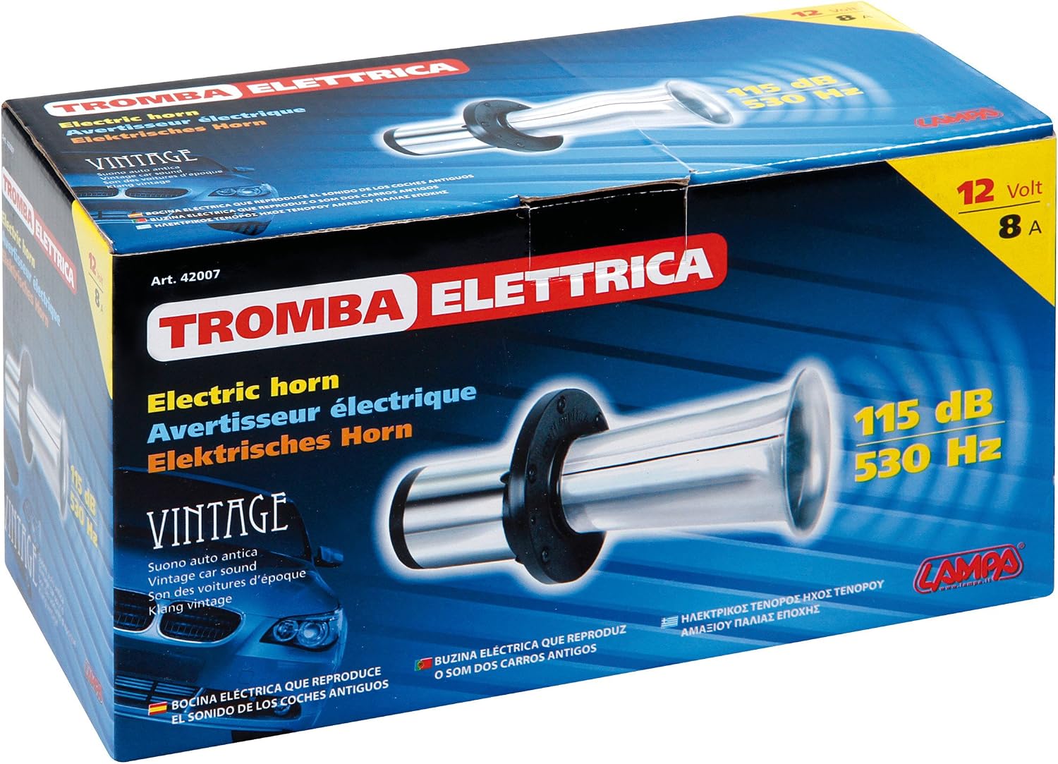 Lampa 42007 Electric Horn, 12 V