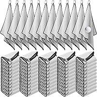 Batiyeer Golf Towels Bulk 30 Pack 16x24" Microfiber Waffle Pattern with Clips for Golf Bags, Hiking, Yoga, Tournaments