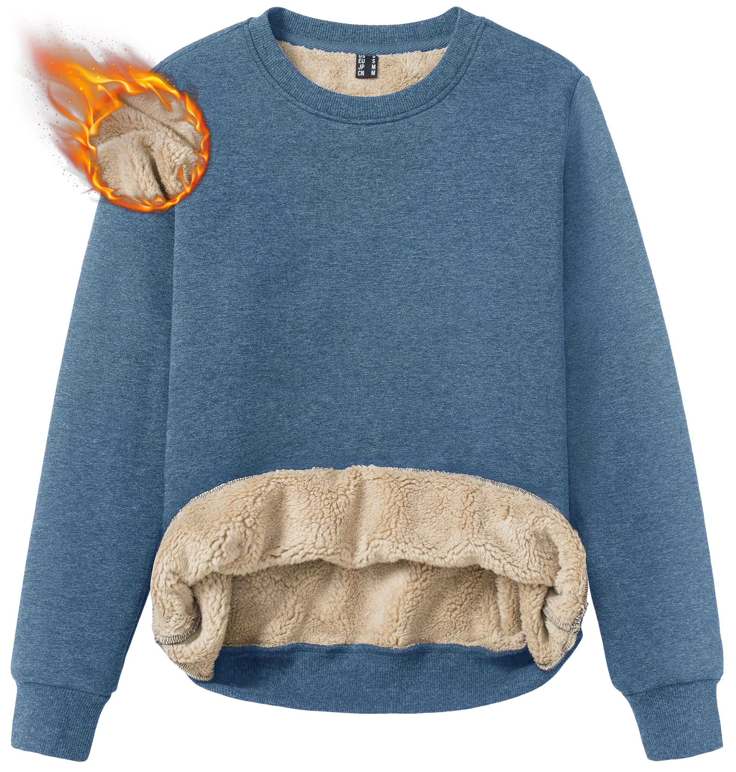 TACVASEN Women's Crewneck Sweatshirt