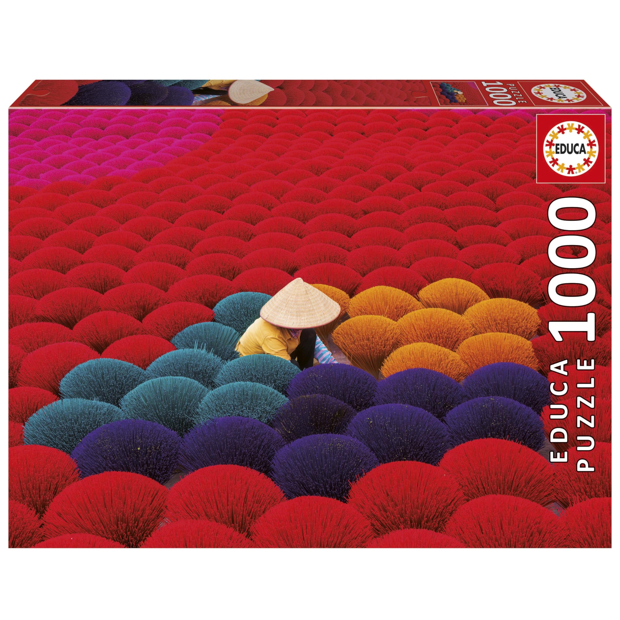 Educa - 1000-teiliges Puzzle für Erwachsene | Weihrauchdorf. Inklusive Fix Puzzle-Kleber. Maße: 68 x 48 cm. Ab 14 Jahren (20282)