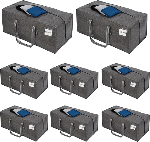 Vista 97 de VENO Paquete de 6 bolsas de mudanza extra grandes para mudanza universitaria, bolsas de almacenamiento resistentes, cajas de embalaje y suministros