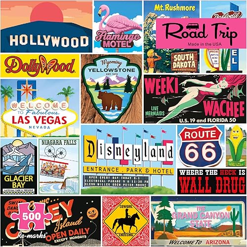 Vista 8 de Re-marks Pósteres de viaje, rompecabezas de póster, rompecabezas de 500 piezas para todas las edades