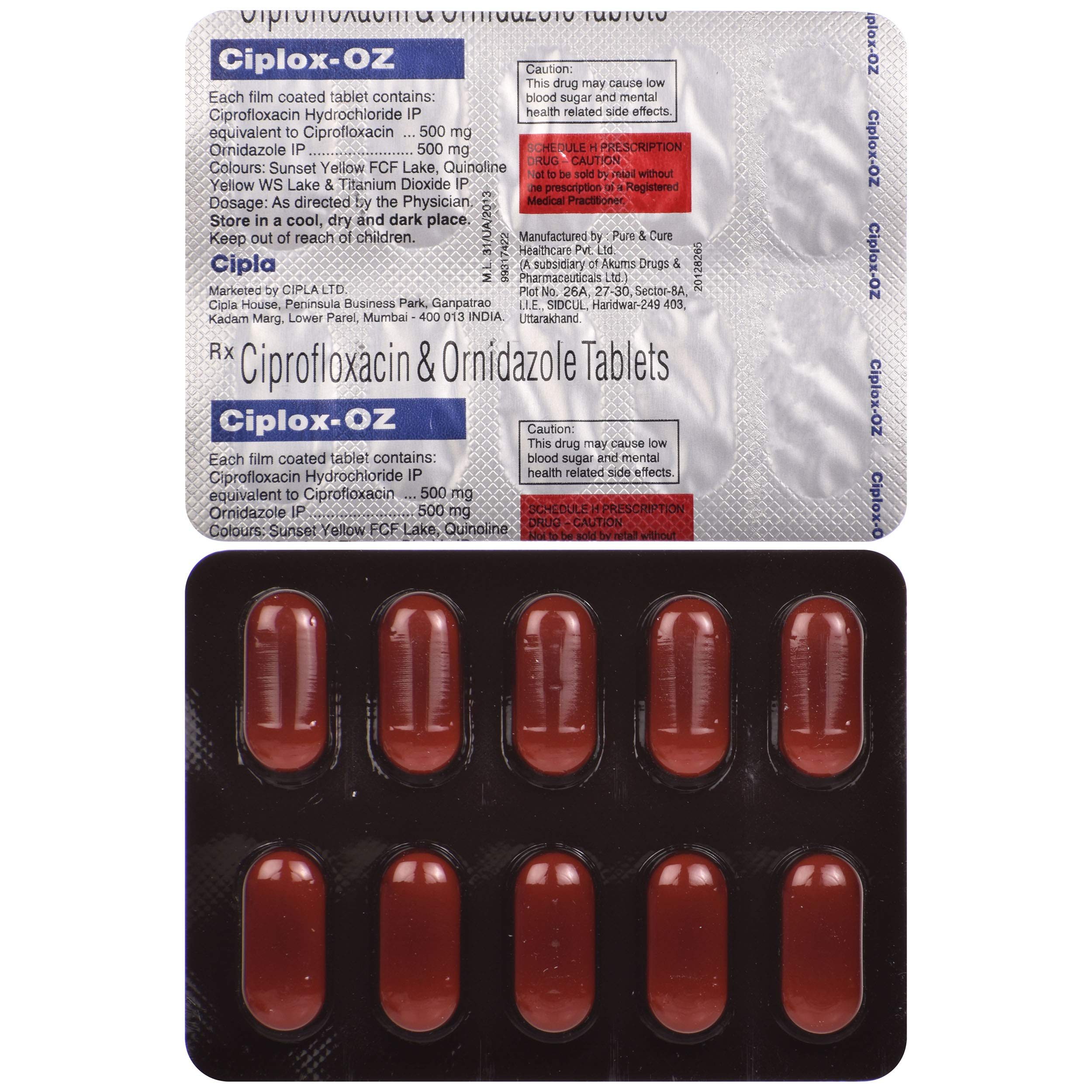ciplox oz price