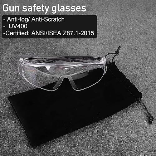Miniatura 9 de Bcoxan Shooting ear protection safety eamuffs, Gun range hearing protection, Shooting glasses, Earplugs, carrying case