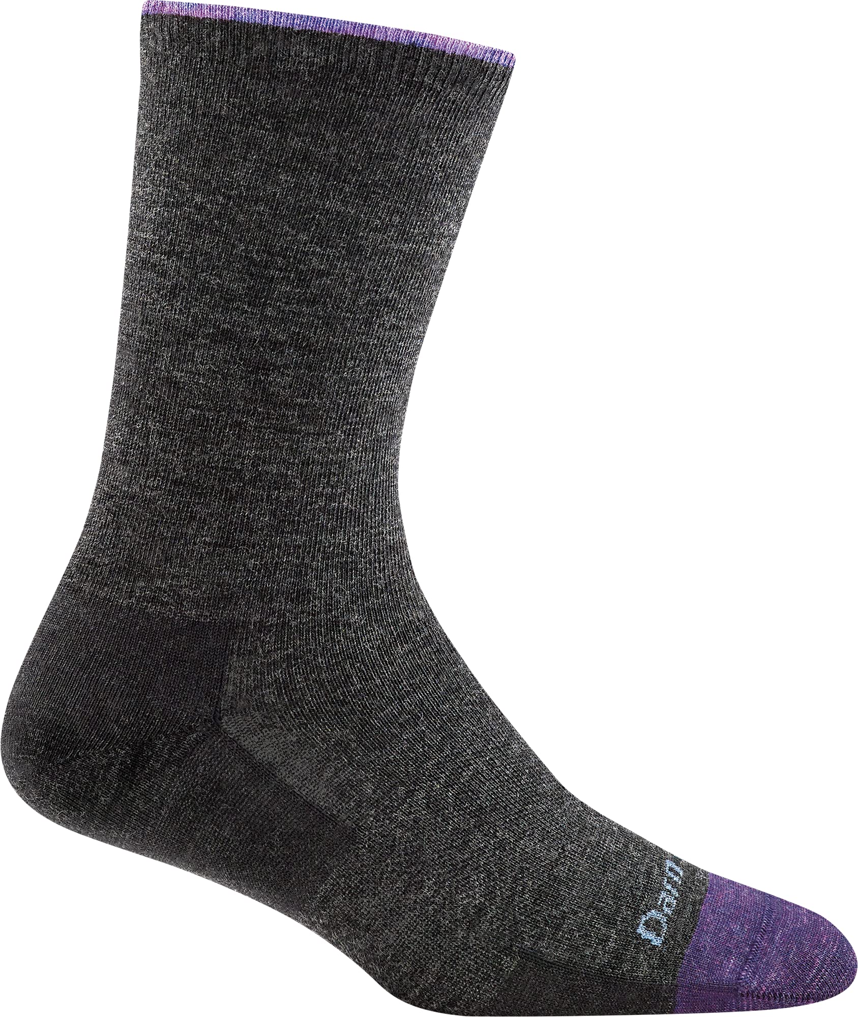 Darn Tough Women's Solid Basic Crew Lightweight Sock (Style 6012) -