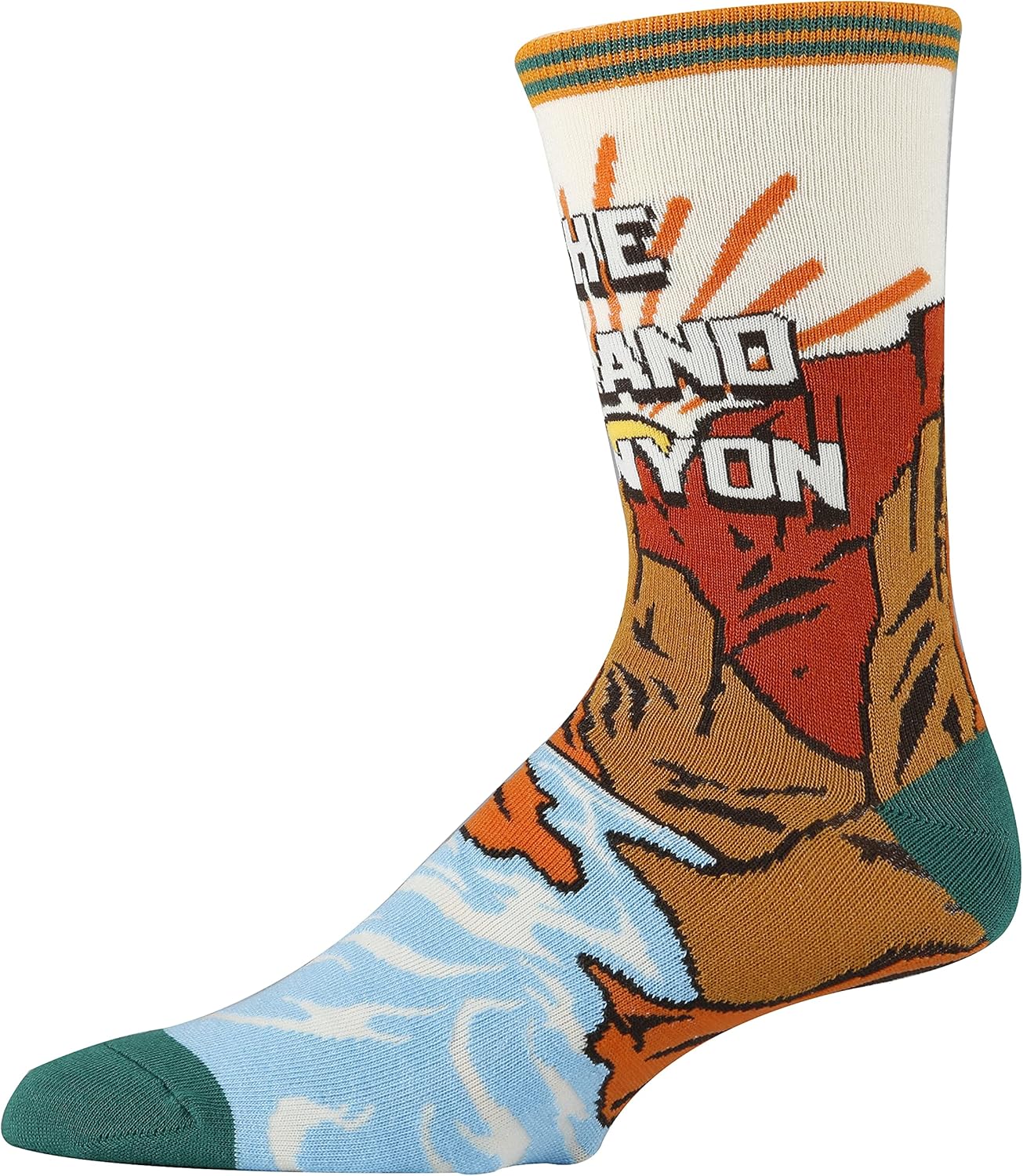 ooohyeah Men's Funny National Parks Crew Socks Souvenir, Novelty Cool Crazy Cotton Socks Fun Gifts Merch, Size 8-13 - Image 4