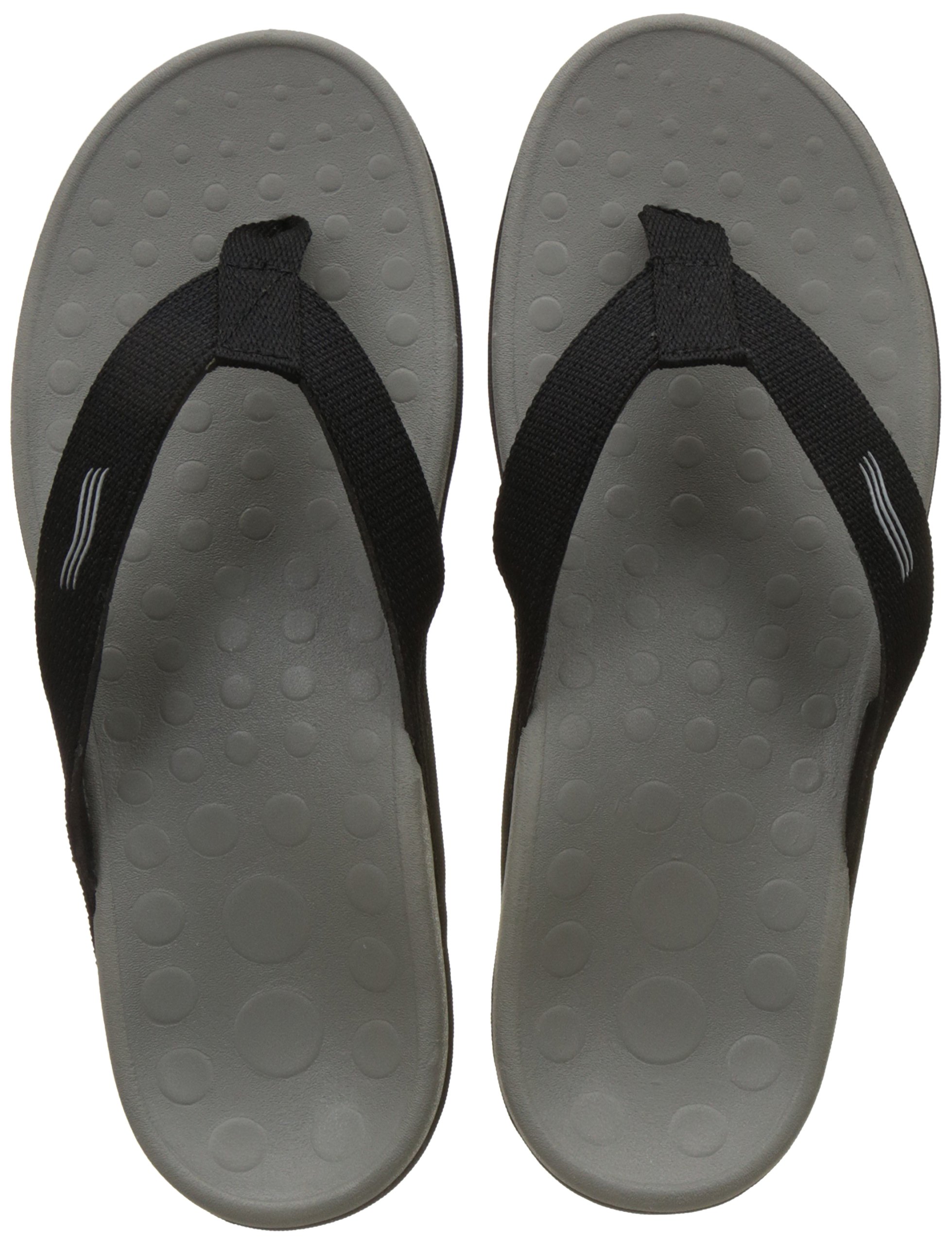 floatz Scholl Men's Ortho Chapal Black Hawaii Thong Sandals - 9 UK/India (43 EU)(8716102)-picture-39