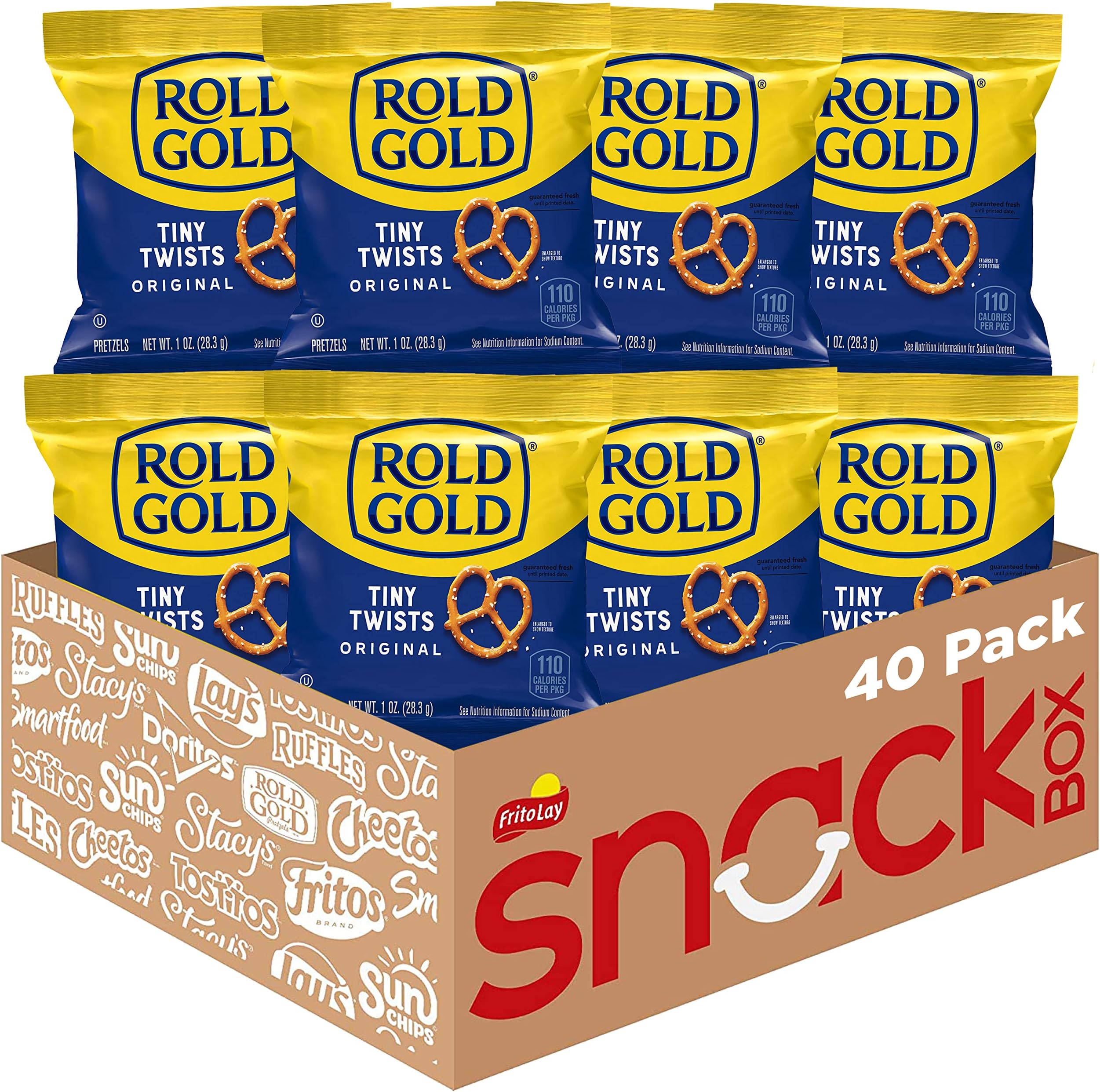 Tiny Twists Pretzels, 1 Ounce (Pack of 40)