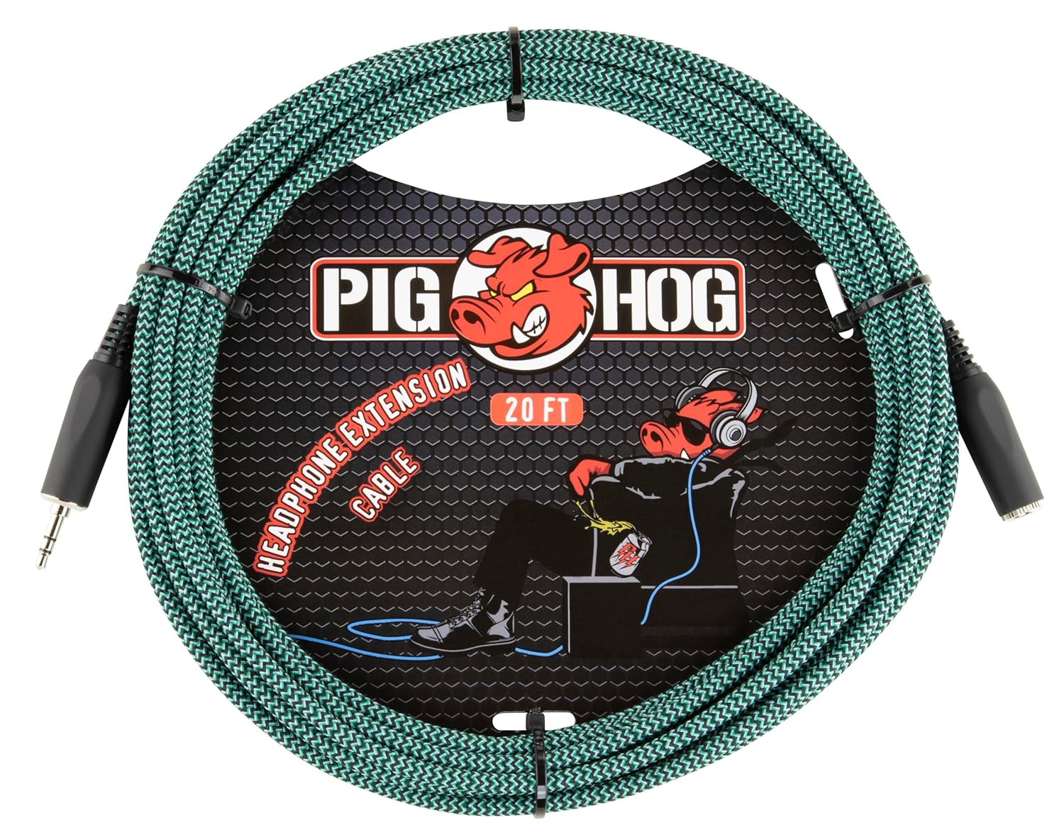Pig Hog PHX35-20RPP Headphone Extension Cable 20ft