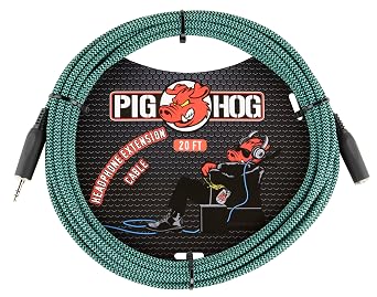 Pig Hog PHX35-20TAB Headphone Extension Cable 20ft