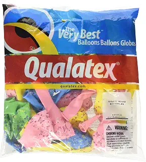 Qualatex Balloons With Colourful Butterfly Butterflies Mix Approx. 28cm Round