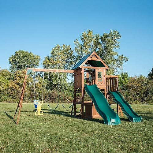 Miniatura 2 de Swing-N-Slide WS 8350 Willows Peak Deluxe Juego de columpio, madera