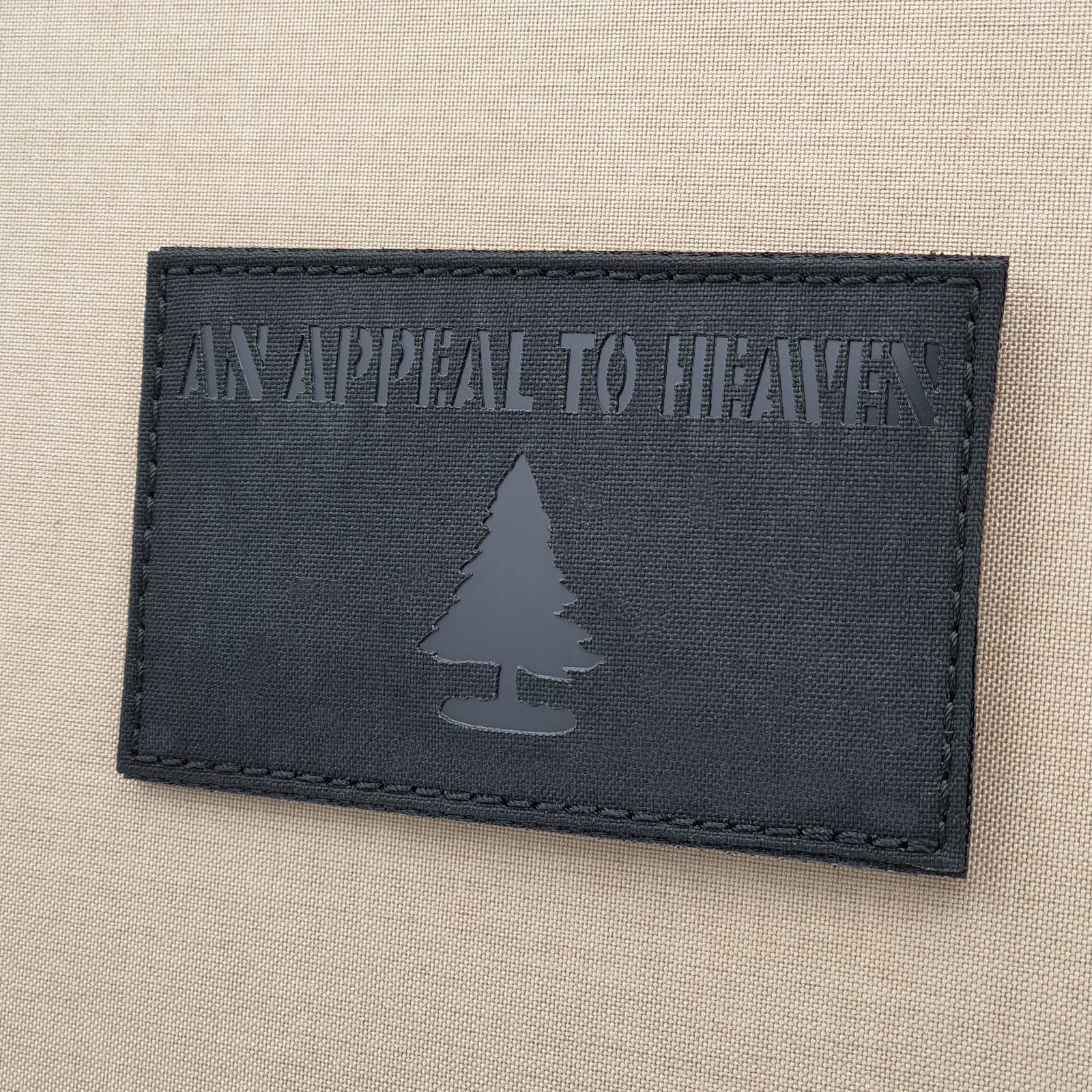 Infrared Jumbo 3x5 The Pine Tree IR Appeal to Heaven Morale Patch (Blackout Subdued)
