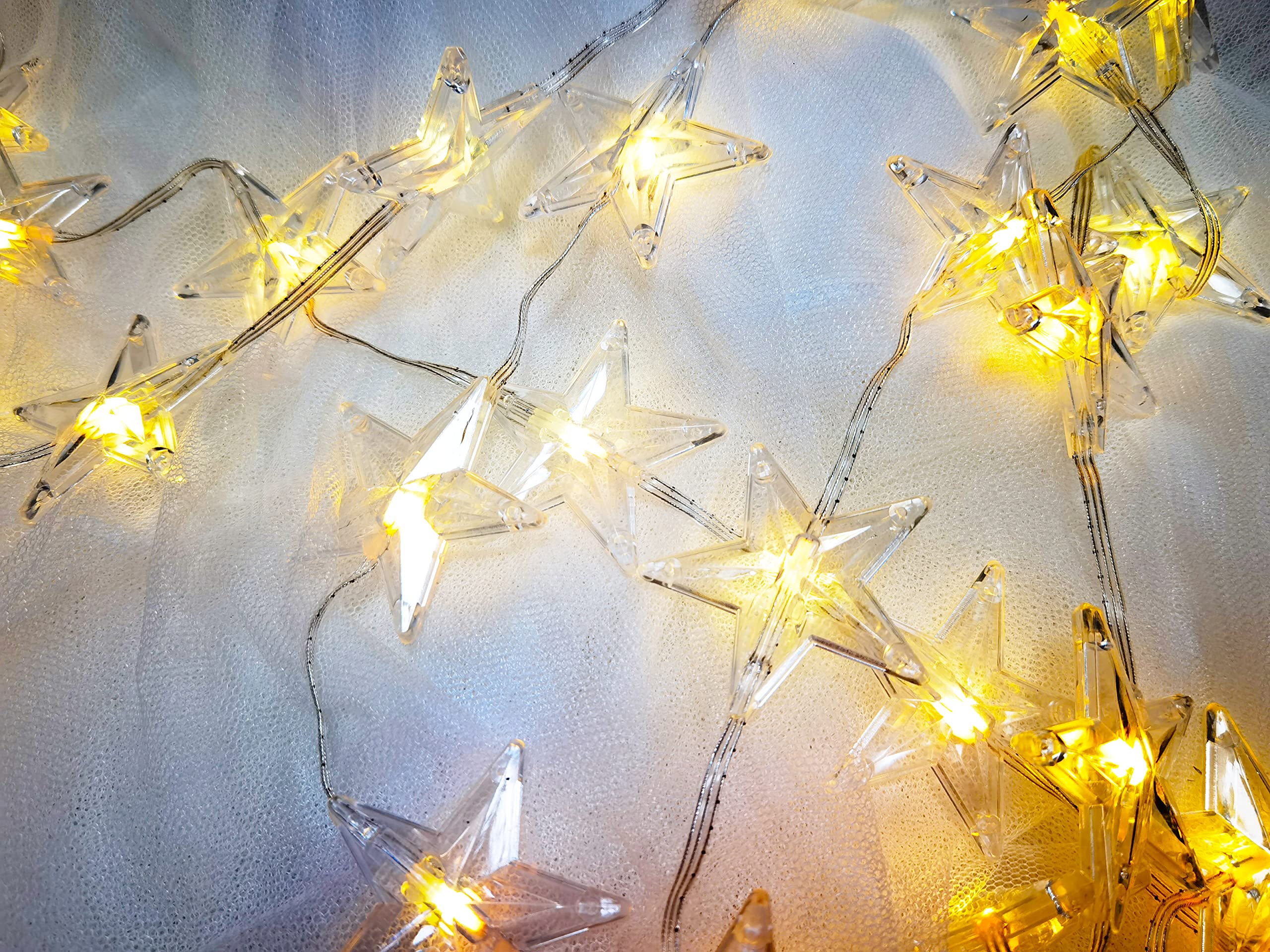 Comtelek Bed Canopy with LED Star Lights, Canopy Bed Curtain with RGB Color Changing String Lights with Smart App Control Remote for Princess Girls Bedroom, Suggested for Twin Full Queen King Bed: Rgb White