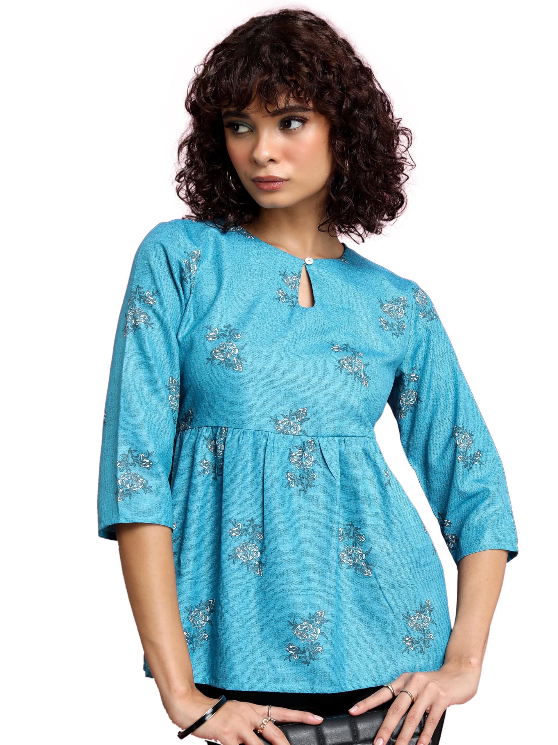 ketch Women Regular Fit Three-Fourth Sleeve Top-picture-35
