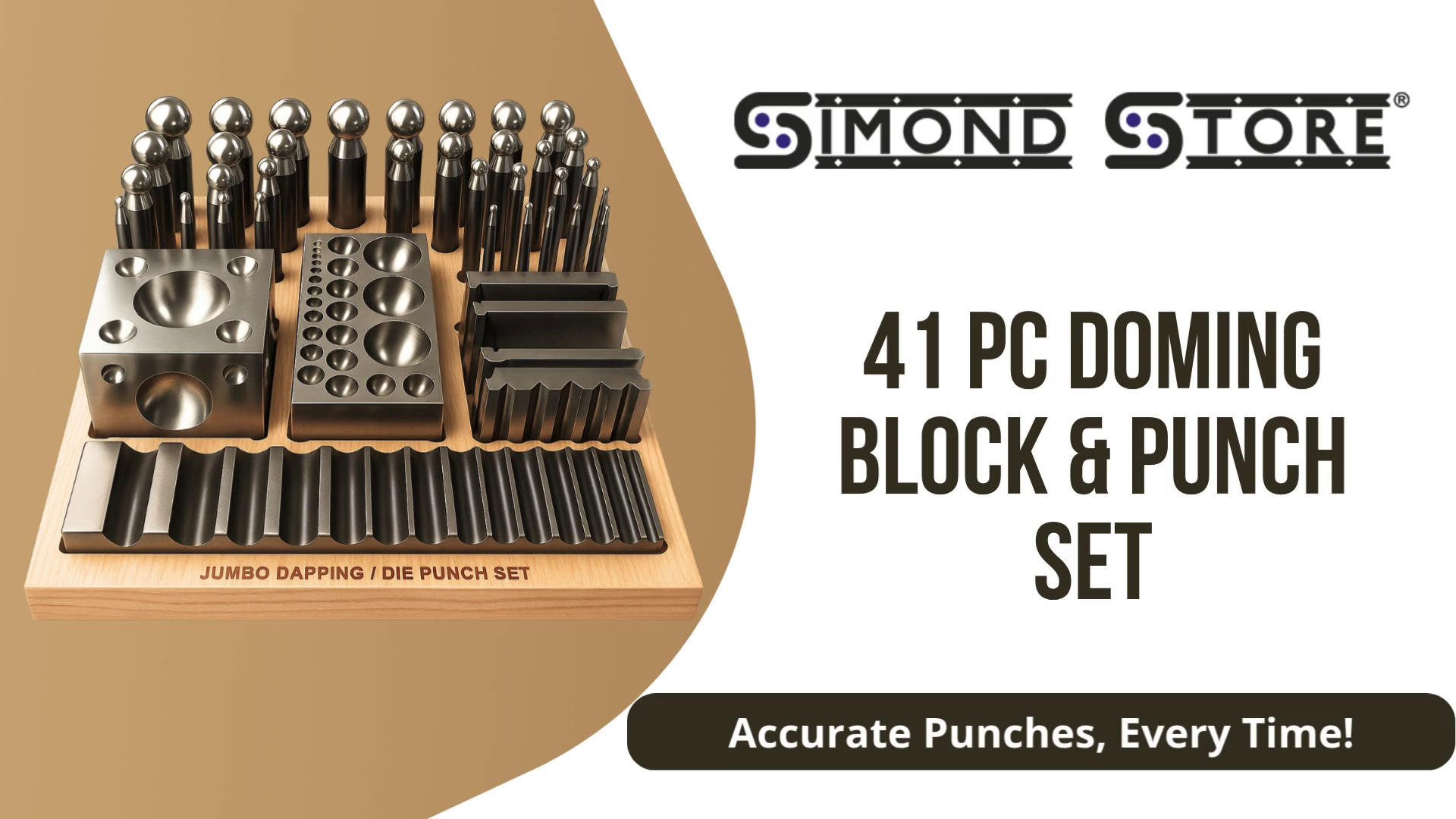 Amazon.com: SIMOND STORE 41 PC Doming Block and Punch Set Amazon.com: SIMOND STORE 41 PC Doming Block and Punch Set