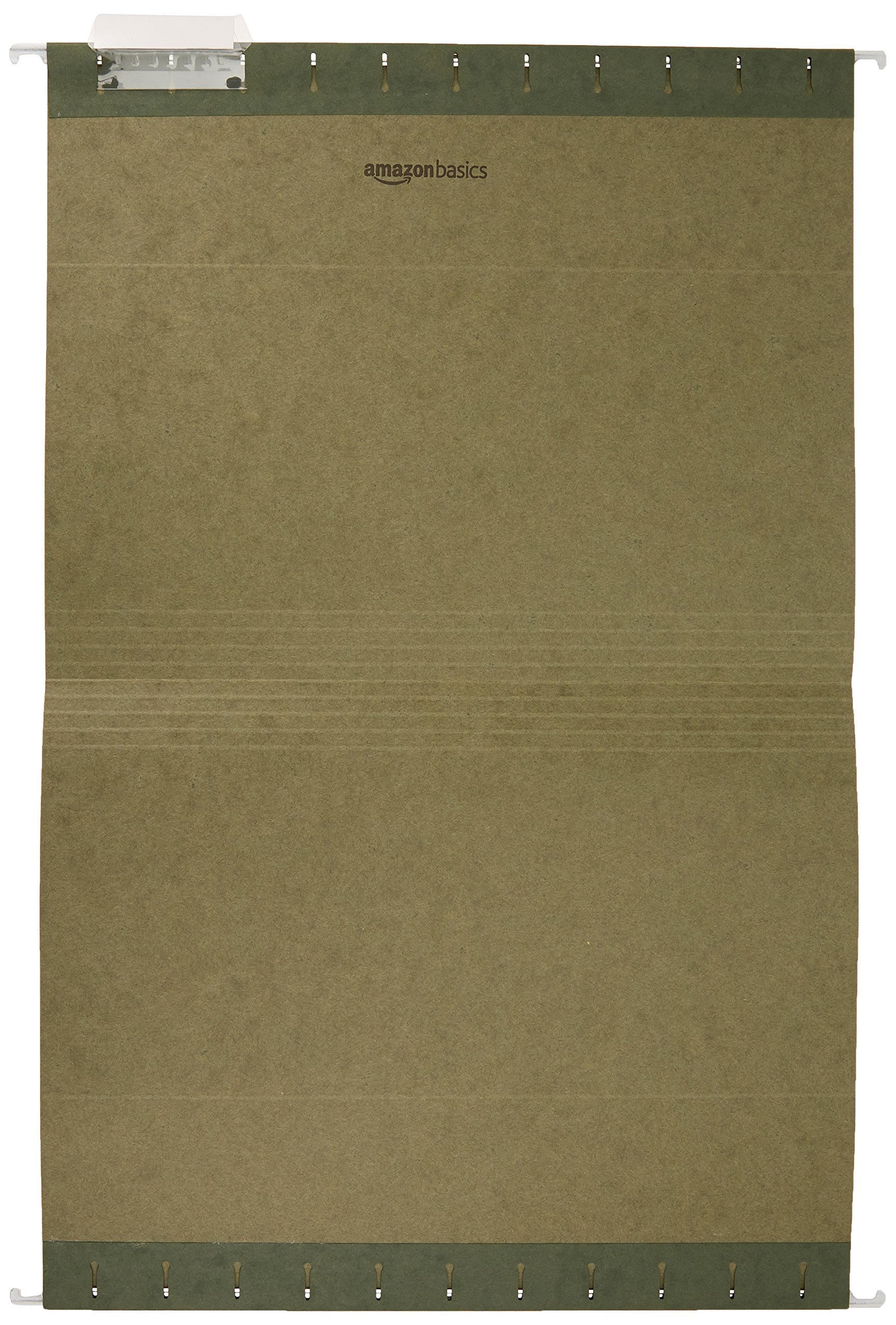 Buy Amazon Basics Hanging Organizer File Folders Letter Size, Green Pack of 25 Online at