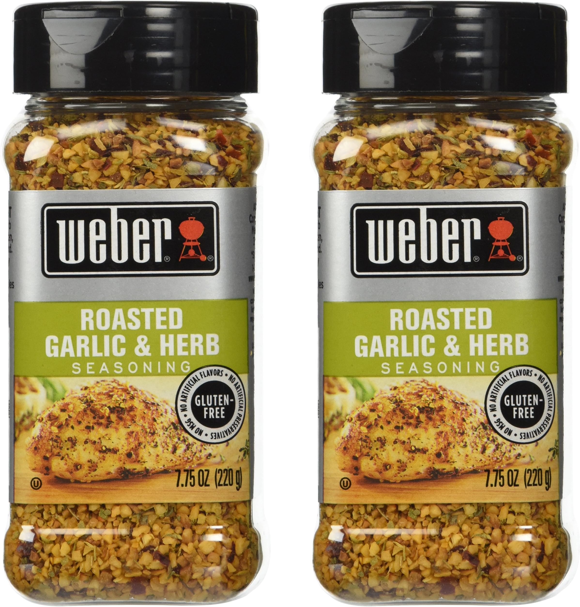 Weber Roasted Garlic & Herb Seasoning - 7.75 Ounce (2 Pack)