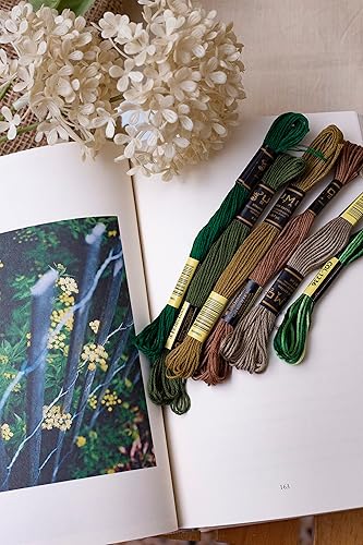 Miniatura 4 de 12 piezas  Hilo de bordado de alta calidad  Madejas 100% algodón egipcio de alta calidad  Hilo de bordado de punto de cruz  Algodón trenzado