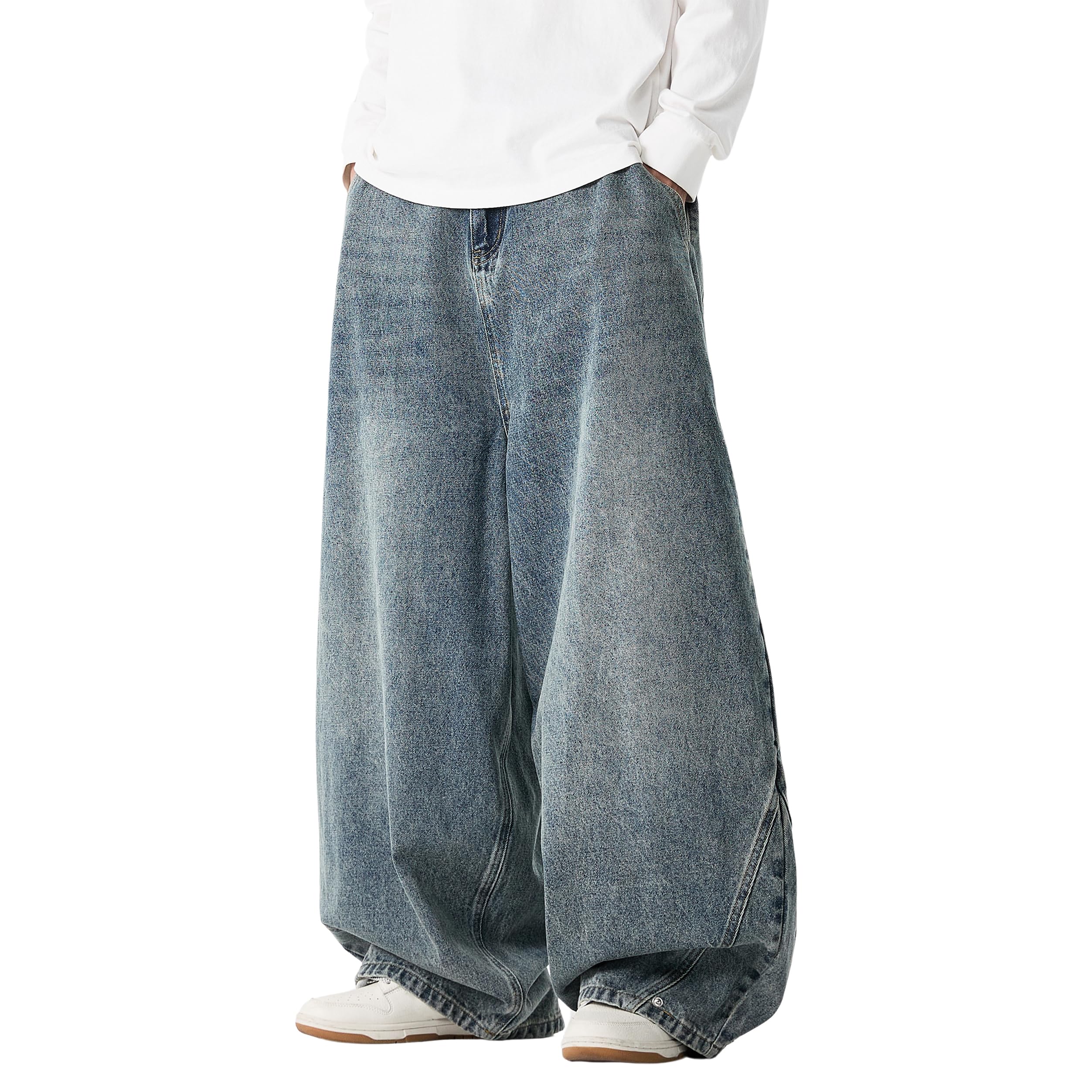 DOSLAVIDA Baggy Jeans