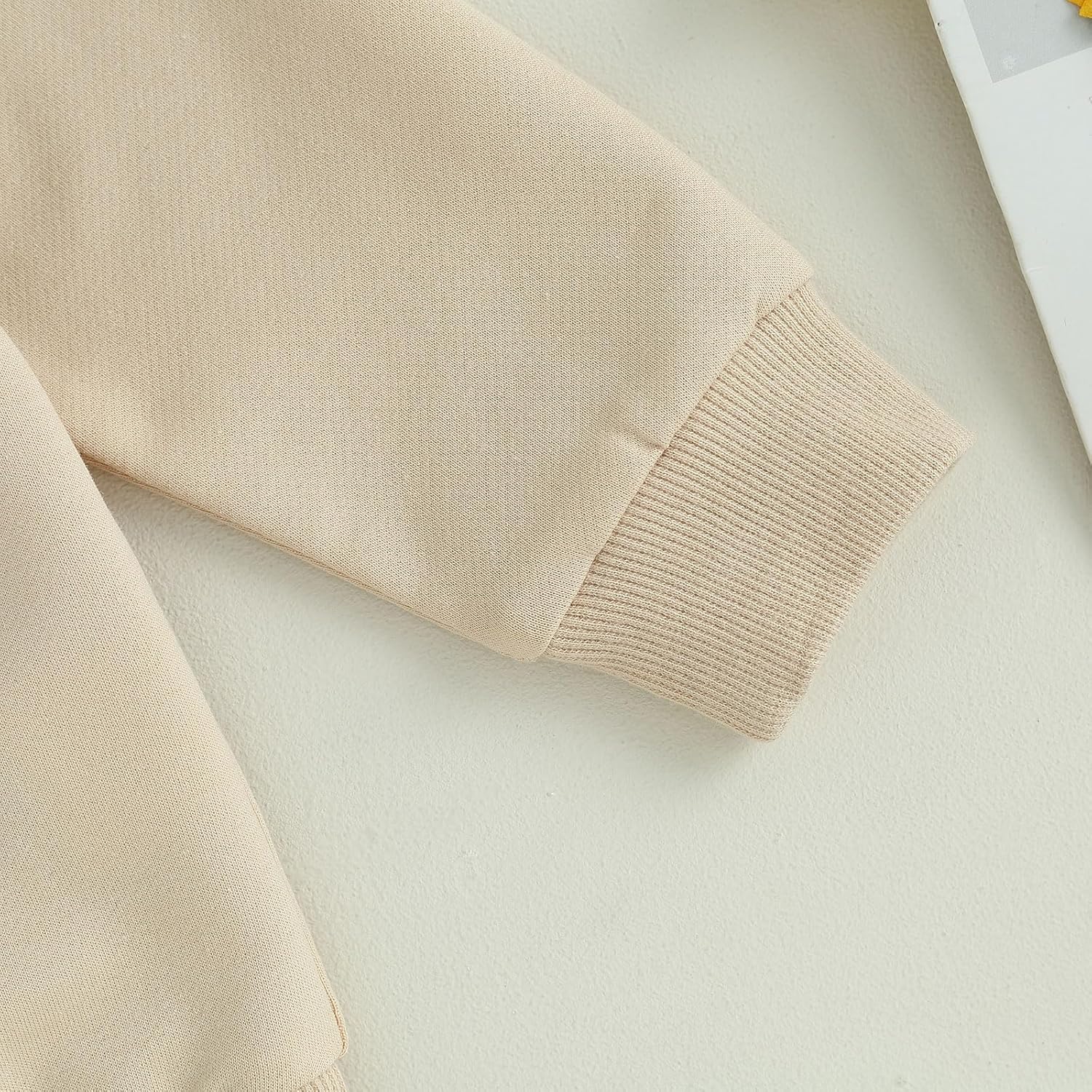 Toddler Baby Girl Clothes Daddys Girl Long Sleeve Pullover Sweatshirt Stretch Jogger Pants Infant Fall Winter Outfit - Image 6