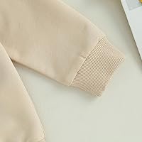 Vista 9 de Daddys Girl Toddler Baby Clothes Long Sleeve Sweatshirt Pullover Top Jogger Pants Fall Winter 2 Piece Outfits